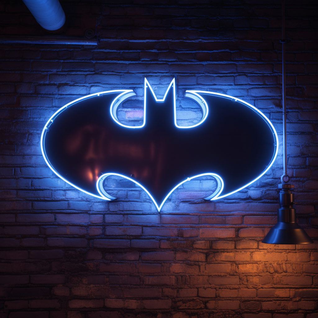 Batman LED Neon Signs (90cm wide)- Custom Neon Signs AU