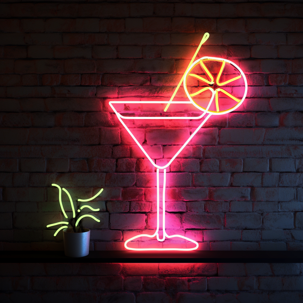 Cocktail Custom Neon Light