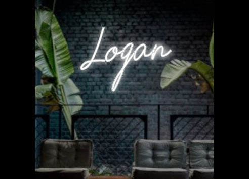 Your LED Custom Neon Sign : Logan