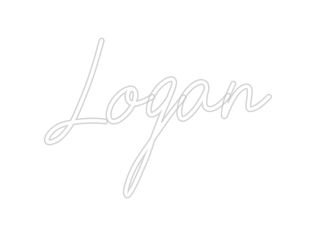 Your LED Custom Neon Sign : Logan