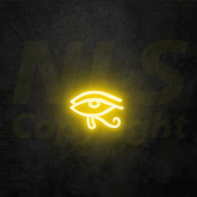 Egyptian Eye Neon - Custom LED Neon Sign Australia | NEONLIGHTSIGNS
