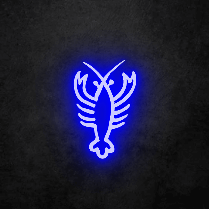 Blue Colour Cancer LED Custom Neon Light - Horoscope Neon Sign Australia