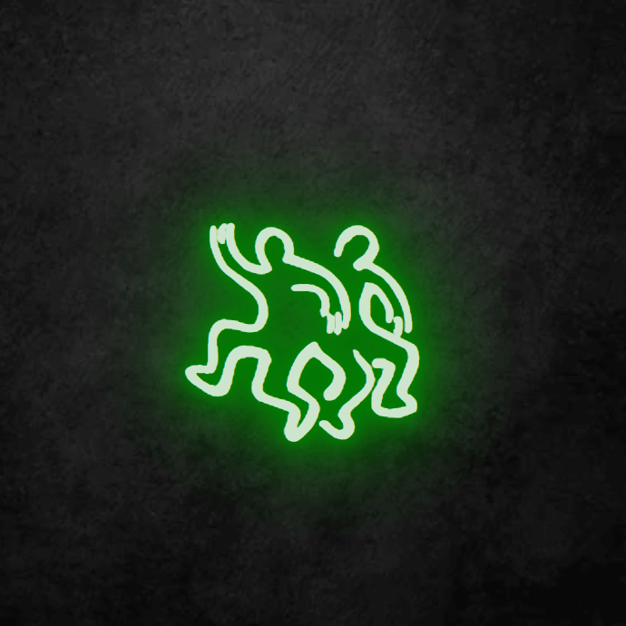 Green Gemini Neon Light (LED) for horoscope fan. Easy to hang up at home and enjoy free delivery with this neon sign.