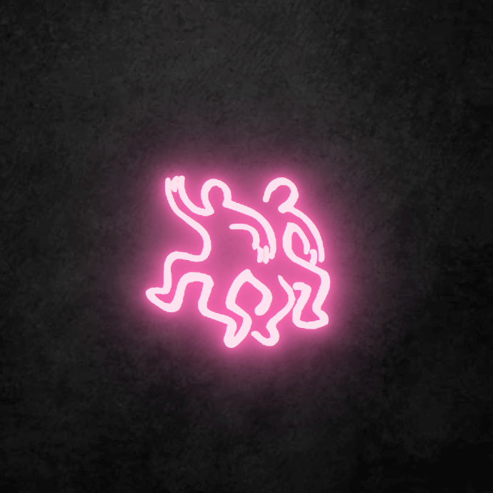 Pink Gemini Neon Light (LED) for horoscope fan. Easy to hang up at home and enjoy free delivery with this neon sign.