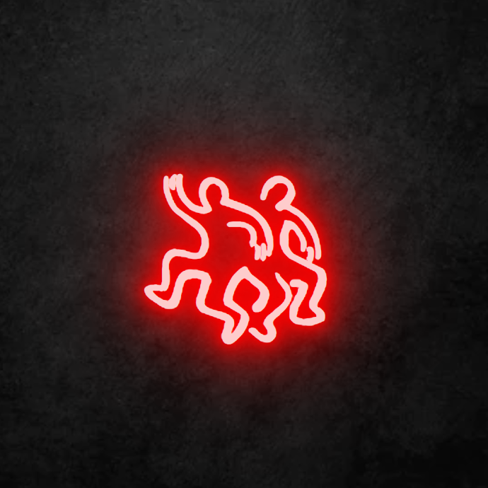 Red Gemini Neon Light (LED) for horoscope fan. Easy to hang up at home and enjoy free delivery with this neon sign.