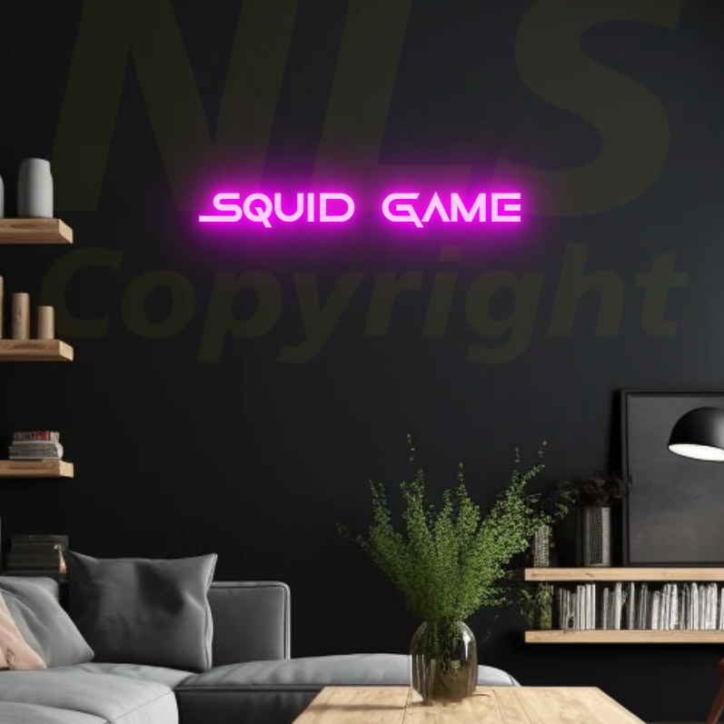 SQUID GAME - Custom LED Neon Sign Australia | NEONLIGHTSIGNS