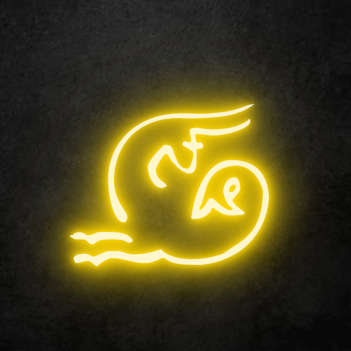 Capricorn Custom Neon Sign in Yellow LED, Custom Made To Order. Free Shipping within Australia.